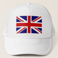 Hut mit britischer Gewerkschaft Jack Flag