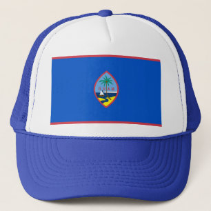 Hut mit Flagge von Guam - USA Truckerkappe