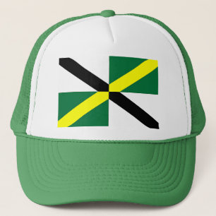 Hut mit Flagge von Monterey, Kalifornien Truckerkappe