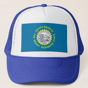 Hut mit Flagge von South Dakota Staat - USA Truckerkappe