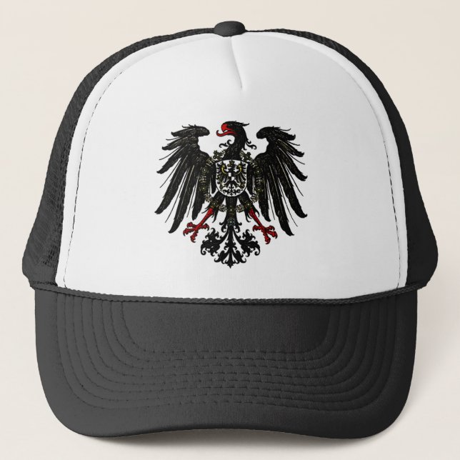 HUT mit KORNISCHEM CHOUGH-SYMBOL ~ GEIST VON Truckerkappe (Vorderseite)