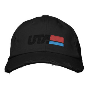Hut mit Retro-Logo