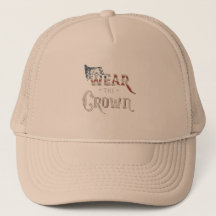 Hut mit Text tragen Krone