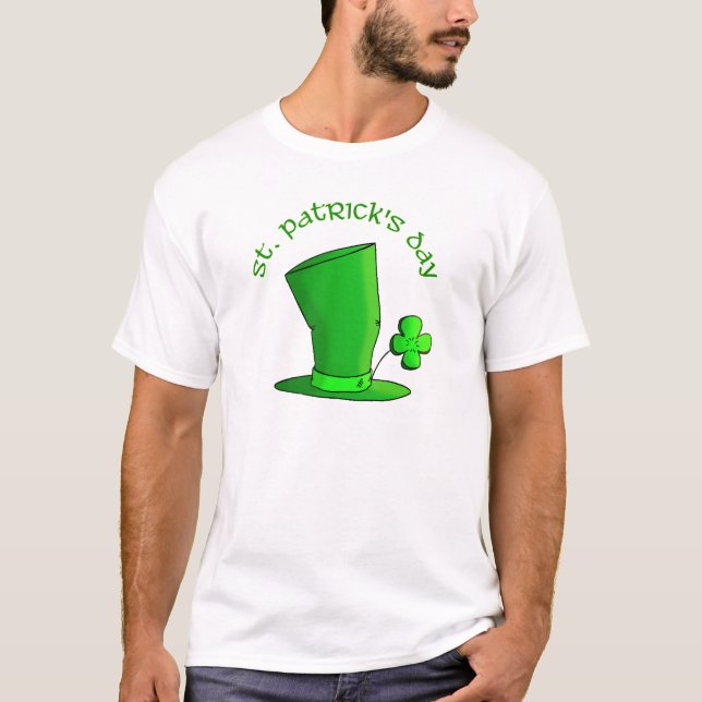 Hut St. Pattys Tages T-Shirt (Vorderseite)
