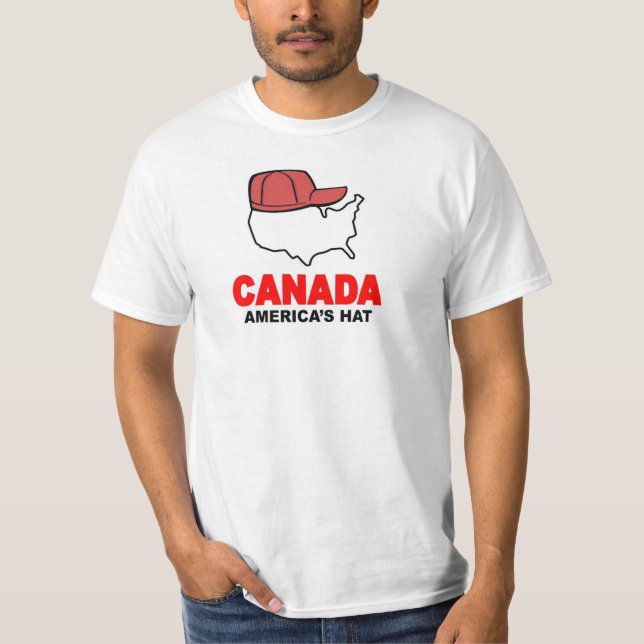 Hut-T - Shirt Kanadas, Amerikas (Vorderseite)