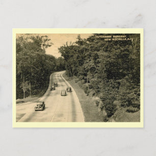 Hutchinson River Pkwy, New Rochelle, NY Vintag Postkarte