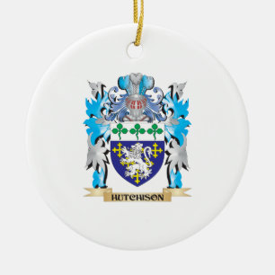 Hutchison-Wappen - Familienwappen Keramik Ornament