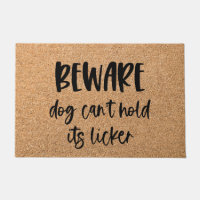 Hüte dich davor, dass der Hund seinen Licker nicht