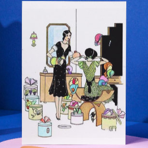 Hüte einkaufen postkarte