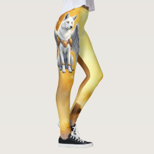 Hüter der Dämmerung – Der weißgeflügelte Wolf. Leggings