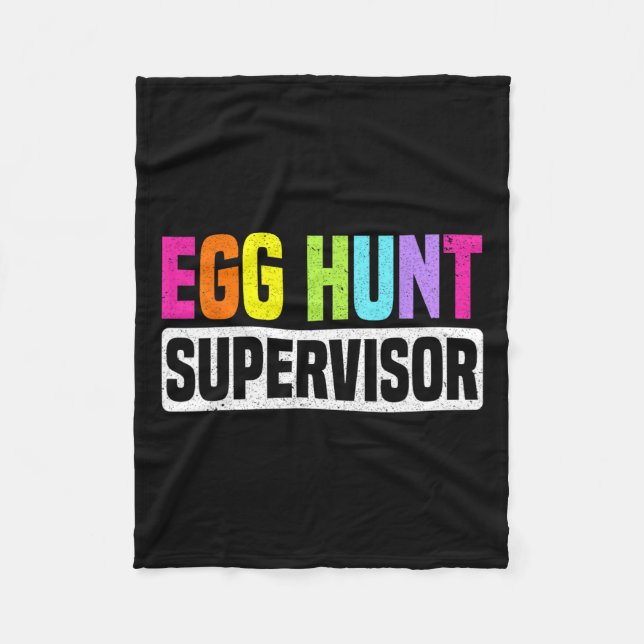 Hüter der Eierjagd Funny Egg Jagd Party Mama Da Fleecedecke (Vorderseite)