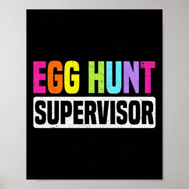 Hüter der Eierjagd Funny Egg Jagd Party Mama Da Poster (Vorne)
