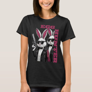 Hüter der Eierjagd Jagd Party Mama Vater Gewehre T-Shirt