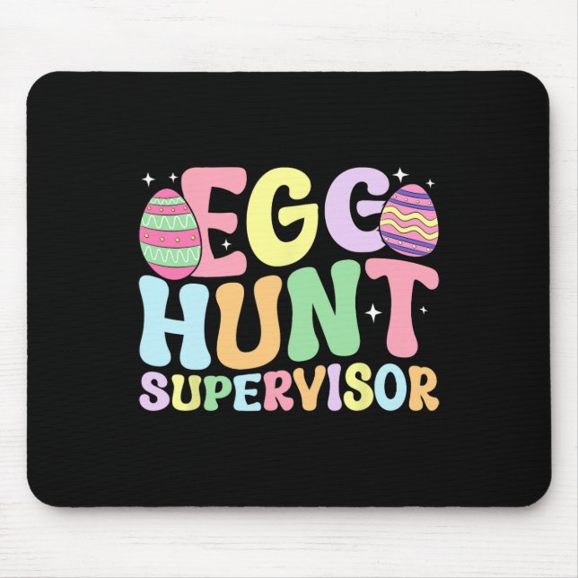 Hüter der Eierjagd Retro Ei Jagd Party Mama Da Mousepad (Vorne)
