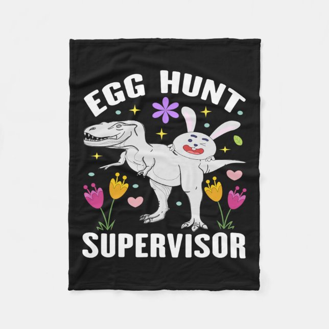 Hüter der Eierjagd und Mamas der Eierjagd Fleecedecke (Vorderseite)