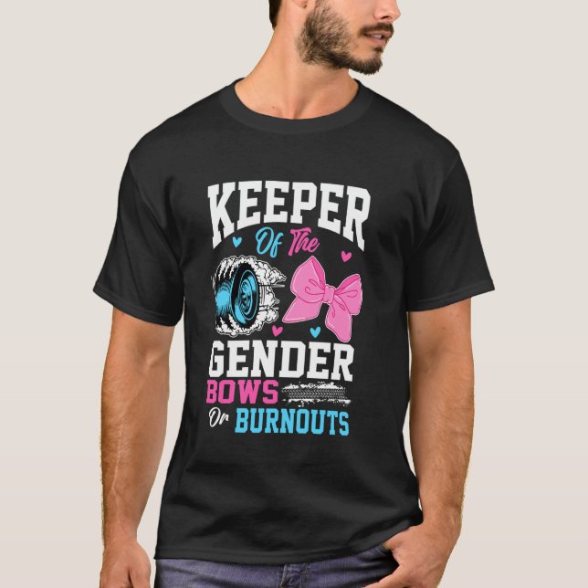 Hüter der Geschlechter-Ausbrenner oder Bows-Famili T-Shirt (Vorderseite)
