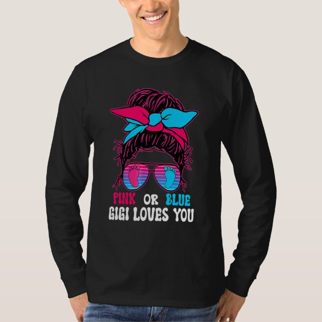 Hüter der Geschlechtsenthüllung Baby Rosa oder Bla T-Shirt (Vorderseite)