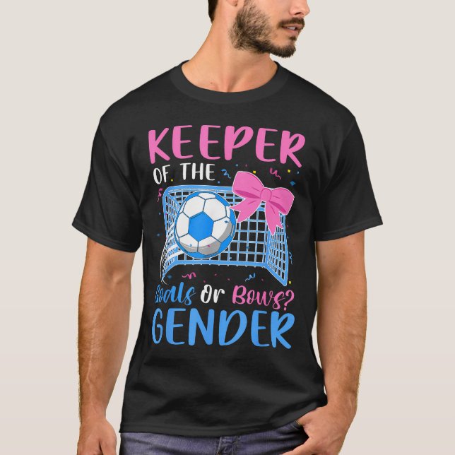 Hüter der Geschlechtsziele oder Geschlechtsenthüll T-Shirt (Vorderseite)