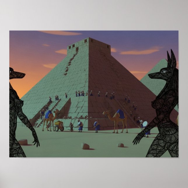 Hüter der Pyramiden Poster (Vorne)