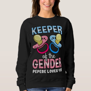 Hüter des Geschlechts Pepere liebt dich Baby Showe Sweatshirt