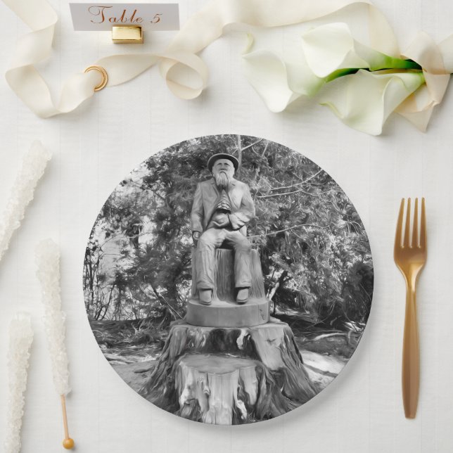 Hüter des Waldes Pappteller (Hochzeit)