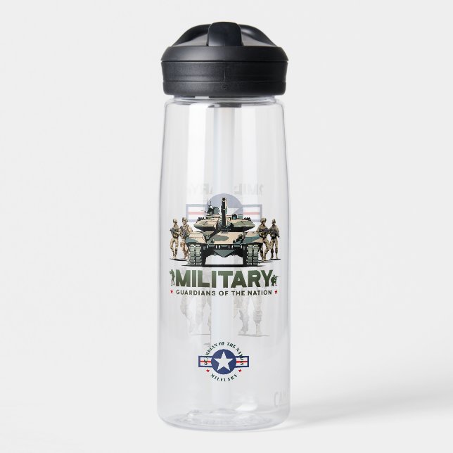 Hüterin der Nation | 25oz Trinkflasche (Vorne)