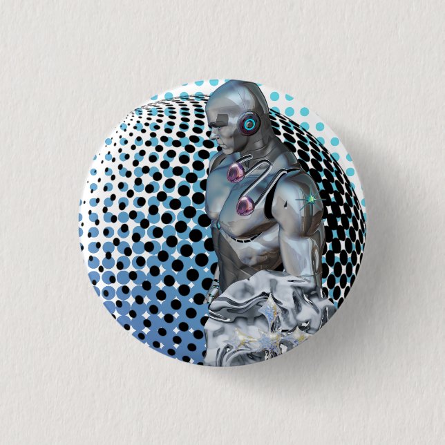 Hüterin des digitalen Reiches Button (Vorderseite)