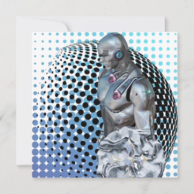 Hüterin des digitalen Reiches Einladung (Vorderseite)