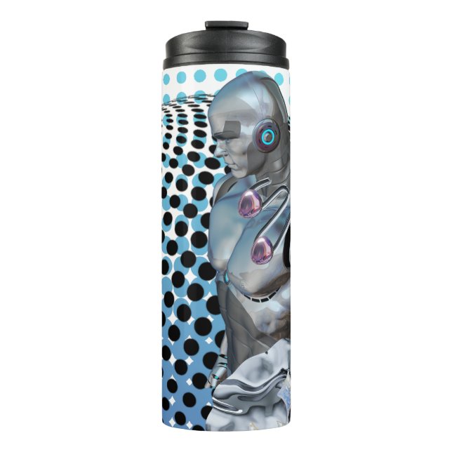 Hüterin des digitalen Reiches Thermosbecher (Vorderseite)