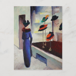 Hutladen - August Macke Postkarte