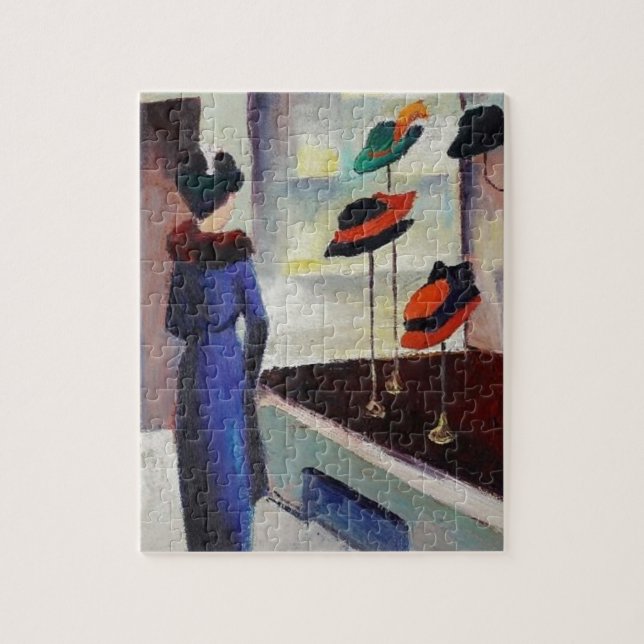 Hutladen - August Macke Puzzle (Vertikal)