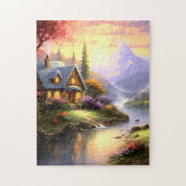 Hütte am Puzzle