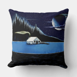 "Hütte am See" Kissen Design Throw.