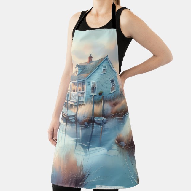 Hütte an der Küste bei Sunrise Marsh Schürze (InSitu)