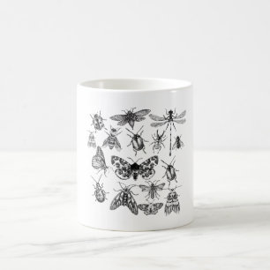 Hütte Black and White Bugs  Kaffeetasse