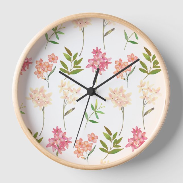 Hütte Blume Uhr (Vorderseite)