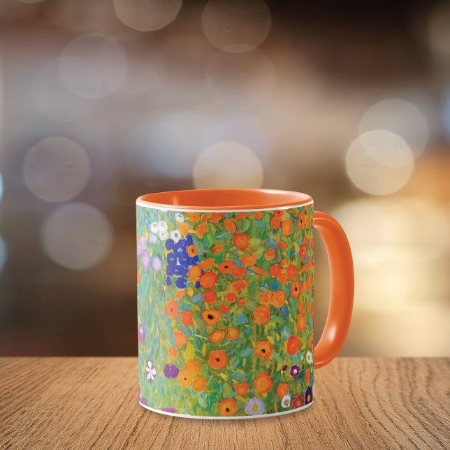 Hütte Blumengarten Gustav Klimt Tasse (Von Creator hochgeladen)