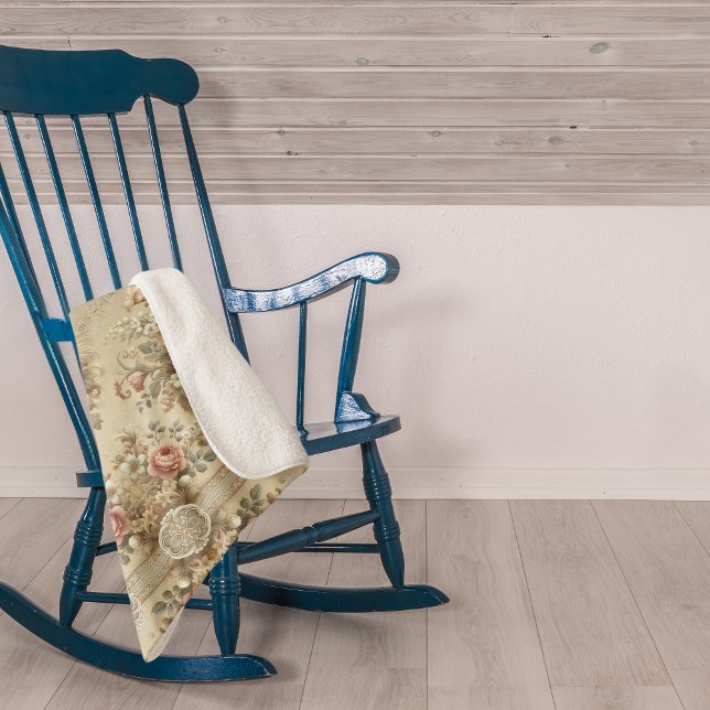 Hütte Blumengewohnheiten Sherpa Blanket Sherpadecke (Von Creator hochgeladen)