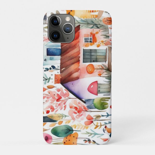 Hütte Blumenhaine Case-Mate iPhone Hülle (Rückseite)