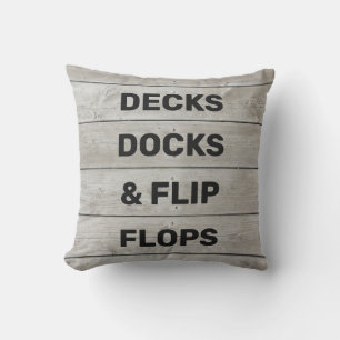 Hütte, Boot oder Beach House-Age-Gebot Kissen