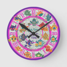 Hütte Core Bauernhof Tea Shop Küche Café Runde Wanduhr