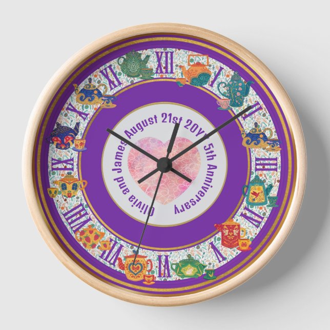 Hütte Core Bauernhof Tea Shop Küche Café Uhr (Vorderseite)