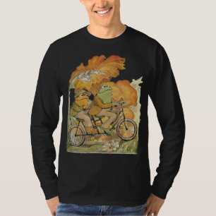 Hütte Core Frog Vater und Sohn Fahrrad fahren durc T-Shirt