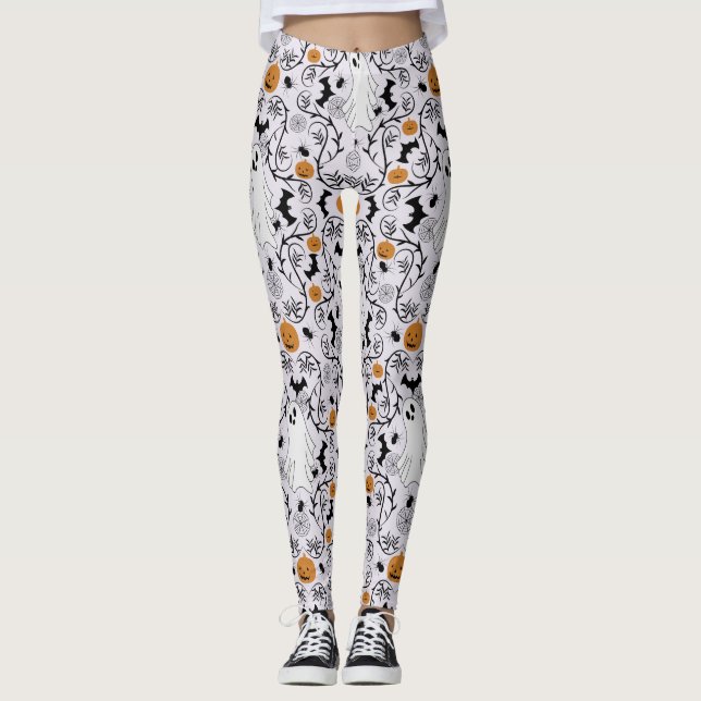 Hütte Core Halloween Leggings (Vorderseite)