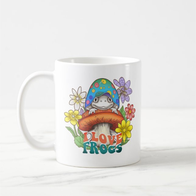 Hütte Core I Liebe Froschräume Kaffeetasse (Links)