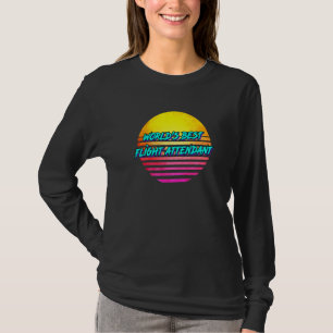 Hütte Crew Idee Welten Bester Flug Attenda T-Shirt