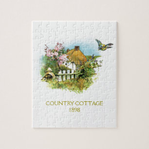 Hütte des Landes Puzzle