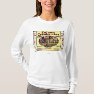 Hütte Eatmor Moosbeermarken-Aufkleber T-Shirt