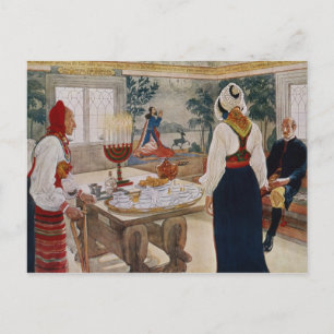 Hütte eines Bergarbeiters aus einer handelsübliche Postkarte