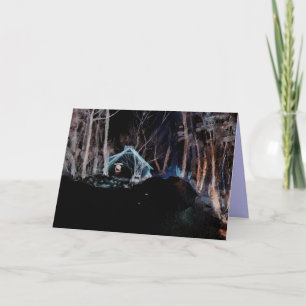 Hütte Feiertagskarte